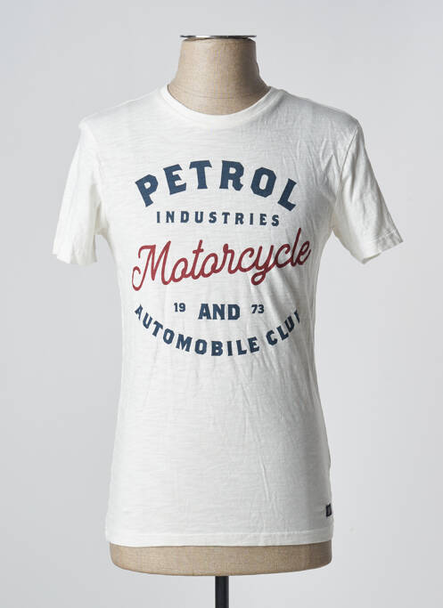 T-shirt blanc PETROL INDUSTRIES pour homme