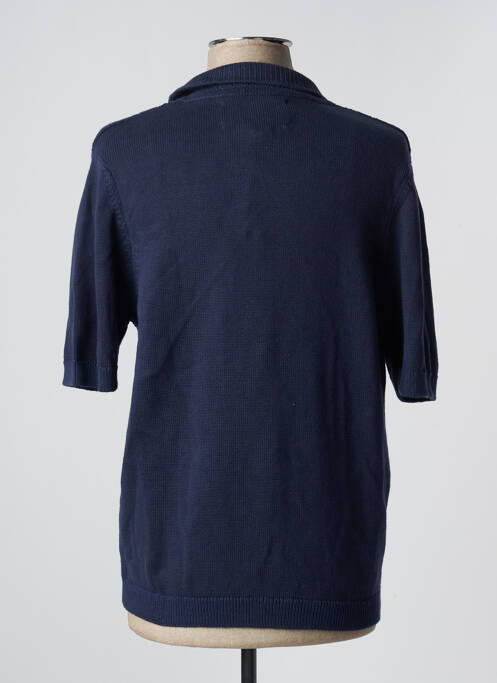 Gilet manches courtes bleu LE FABULEUX MARCEL DE BRUXELLES homme