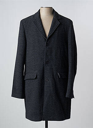 Manteau long bleu CASUAL FRIDAY pour homme
