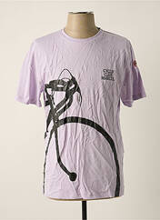 T-shirt violet CYCLO CLUB MARCEL  pour homme seconde vue