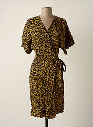 Robe mi-longue beige ASTRID BLACK LABEL femme