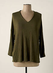 T-shirt vert MANGO pour femme seconde vue