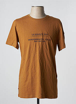 T-shirt marron CYCLO CLUB MARCEL  pour homme