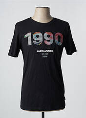 T-shirt noir JACK & JONES pour homme seconde vue