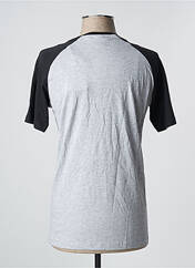 T-shirt gris JACK & JONES pour homme seconde vue