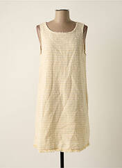 Robe mi-longue beige MANGO pour femme seconde vue