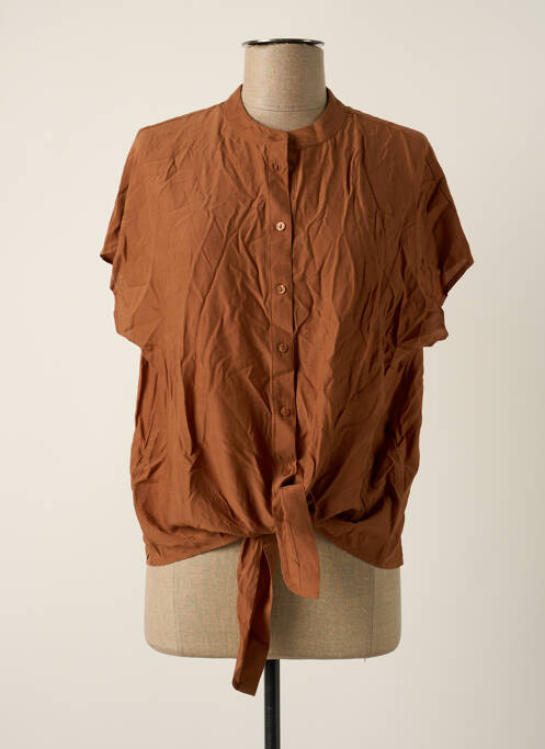 Blouse marron VILA pour femme