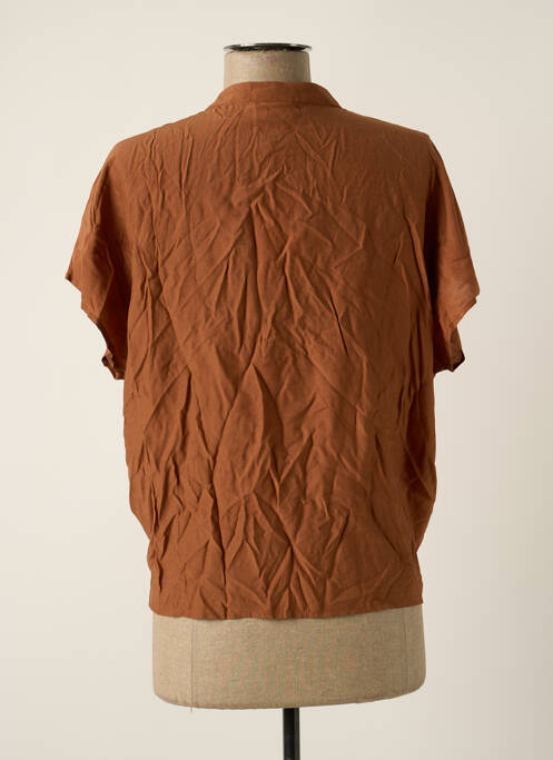Blouse marron VILA pour femme