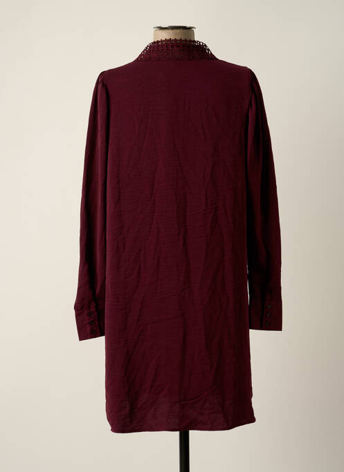 Robe mi-longue rouge VERO MODA pour femme