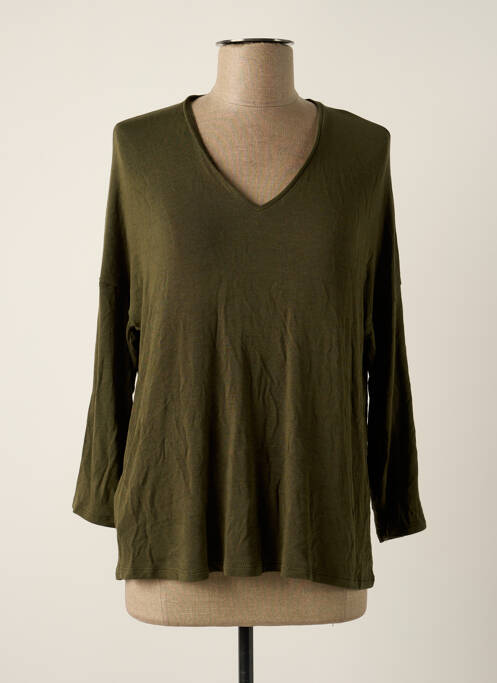 T-shirt vert MANGO pour femme