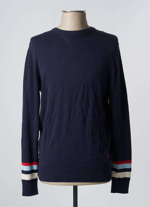 Pull bleu CYCLO CLUB MARCEL  pour homme