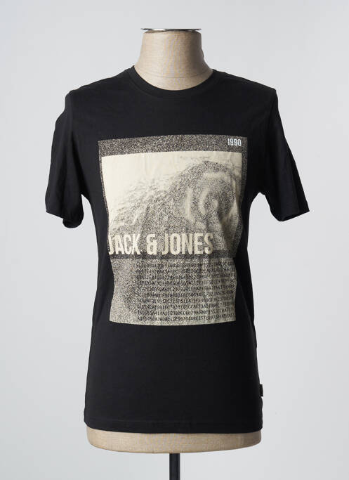 T-shirt noir JACK & JONES pour homme