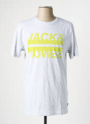 T-shirt gris JACK & JONES pour homme seconde vue