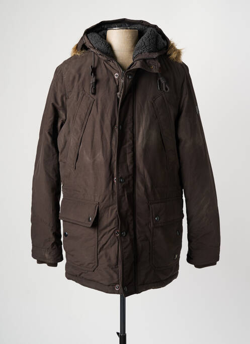 Parka marron JACK & JONES pour homme