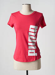 T-shirt rouge PUMA pour femme seconde vue
