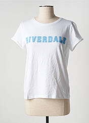 T-shirt blanc RIVERDALE pour femme seconde vue