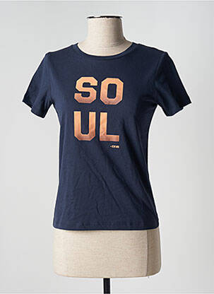 T-shirt bleu CEMI femme