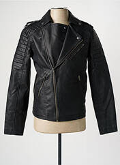 Veste simili cuir noir JACK & JONES pour homme seconde vue