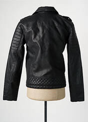 Veste simili cuir noir JACK & JONES pour homme seconde vue