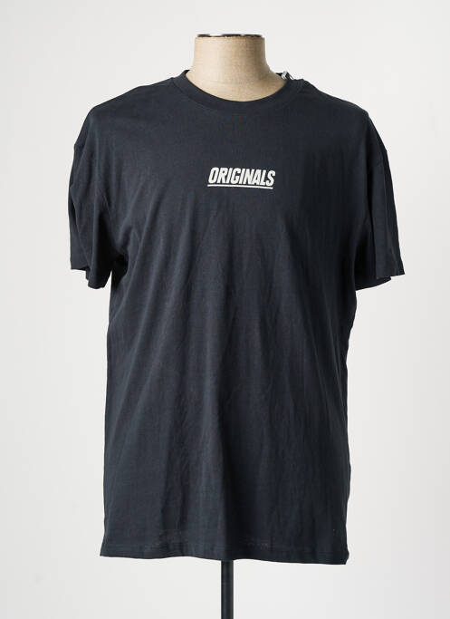 T-shirt noir JACK & JONES pour homme