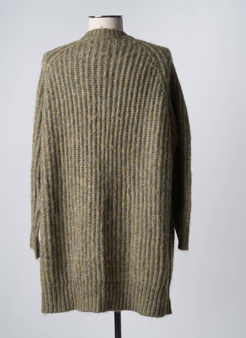 Gilet manches longues vert ONLY femme