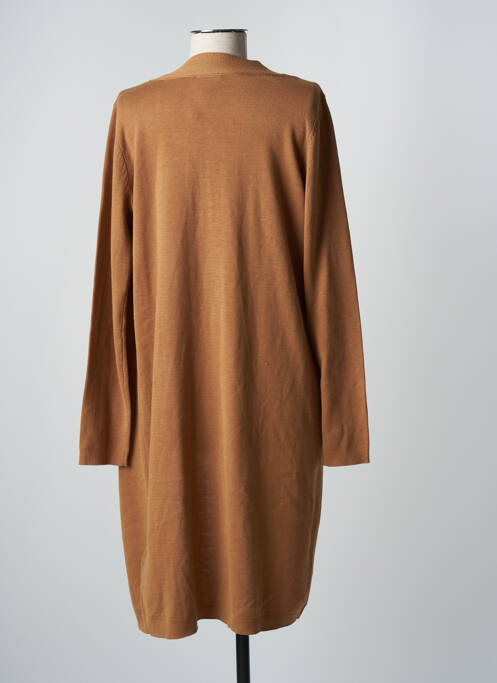 Gilet manches longues marron VERO MODA pour femme