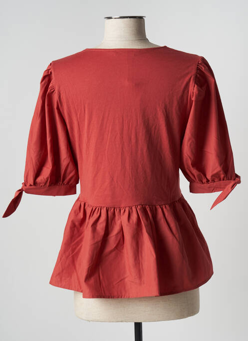 Blouse orange ONLY pour femme