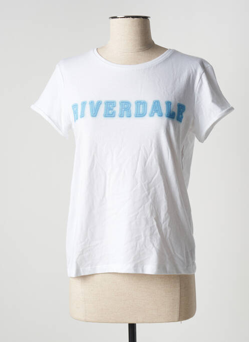 T-shirt blanc RIVERDALE pour femme