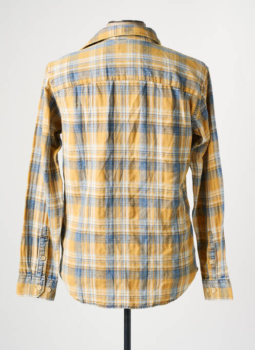 Chemise manches longues jaune JACK & JONES pour homme