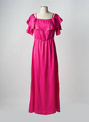 Robe longue rose CLOUDS OF FASHION pour femme seconde vue