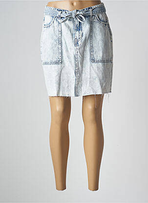 Jupe courte bleu NOISY MAY femme
