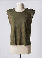 T-shirt vert MANGO pour femme seconde vue