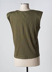 T-shirt vert MANGO pour femme seconde vue