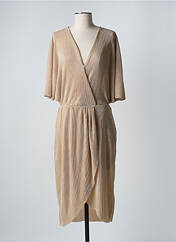 Robe mi-longue beige VERO MODA pour femme seconde vue