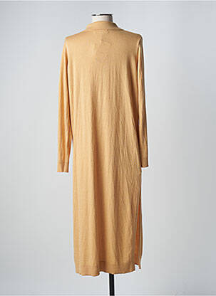 Robe pull beige MANGO femme