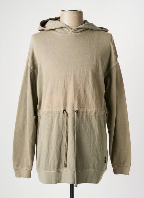 Sweat-shirt à capuche vert ONLY&SONS pour homme