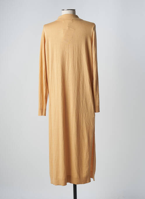 Robe pull beige MANGO pour femme