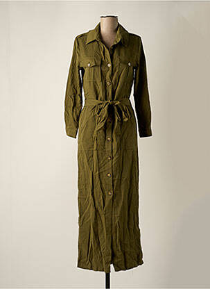 Robe longue vert ASTRID BLACK LABEL pour femme
