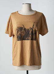 T-shirt beige MANGO pour femme seconde vue