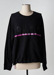 Sweat-shirt noir DKNY pour femme seconde vue