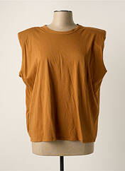 T-shirt marron MANGO pour femme seconde vue