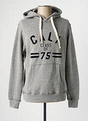 Sweat-shirt à capuche gris JACK & JONES pour homme seconde vue