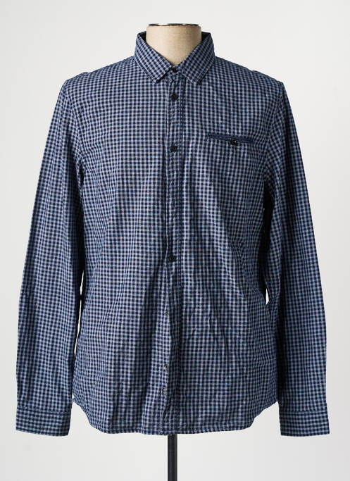 Chemise manches longues bleu PETROL INDUSTRIES pour homme