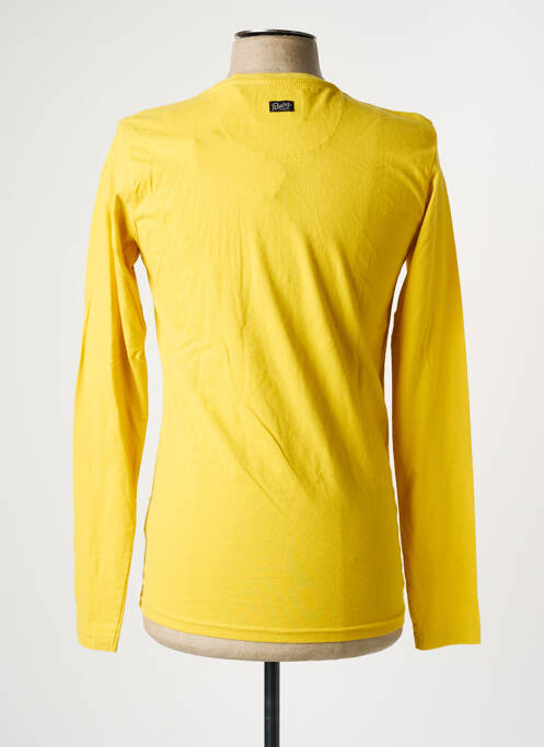 T-shirt jaune PETROL INDUSTRIES pour homme