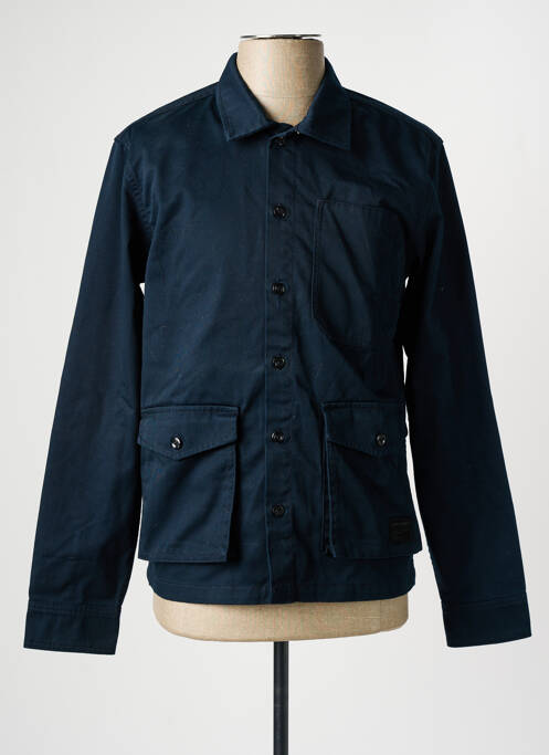 Veste casual bleu JACK & JONES pour homme