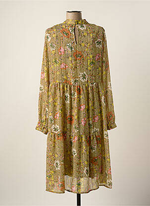 Robe mi-longue vert VERO MODA femme
