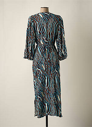 Robe longue bleu ASTRID BLACK LABEL femme