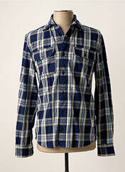 Chemise manches longues bleu JACK & JONES pour homme seconde vue