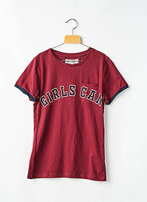T-shirt rouge STIEN EDLUND femme