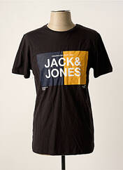 T-shirt noir JACK & JONES pour homme seconde vue